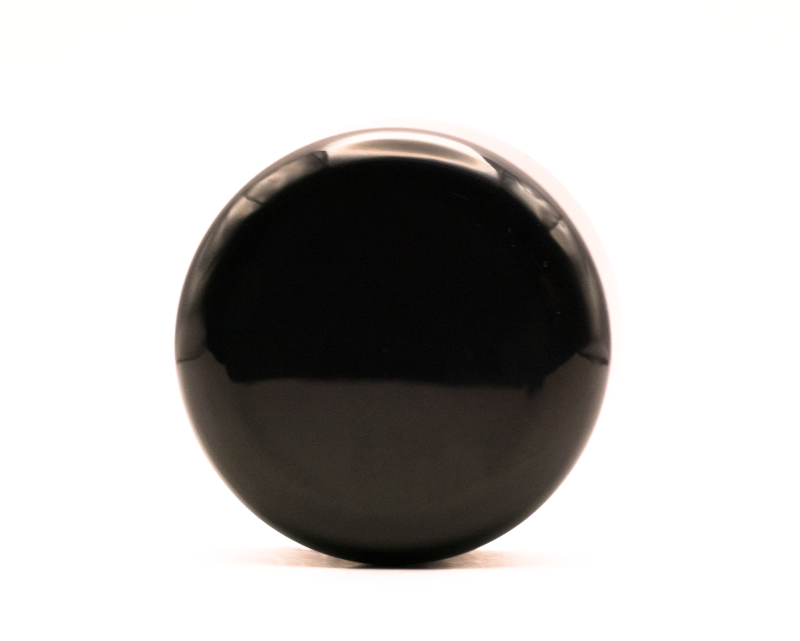 Glossy Black Cap <br>Fits Round Reserve Jars